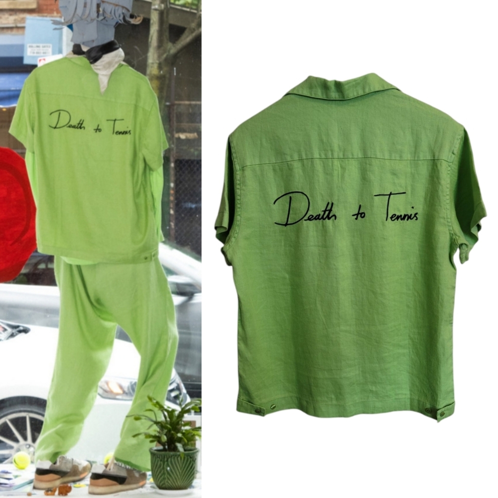 Death to Tennis New York Linen Button Down Shirt - Like New
